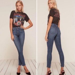 Reformation High & Skinny Jeans Rhine wash 28